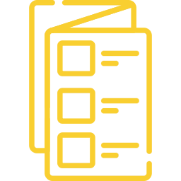 icona catalogo prodotti giallo